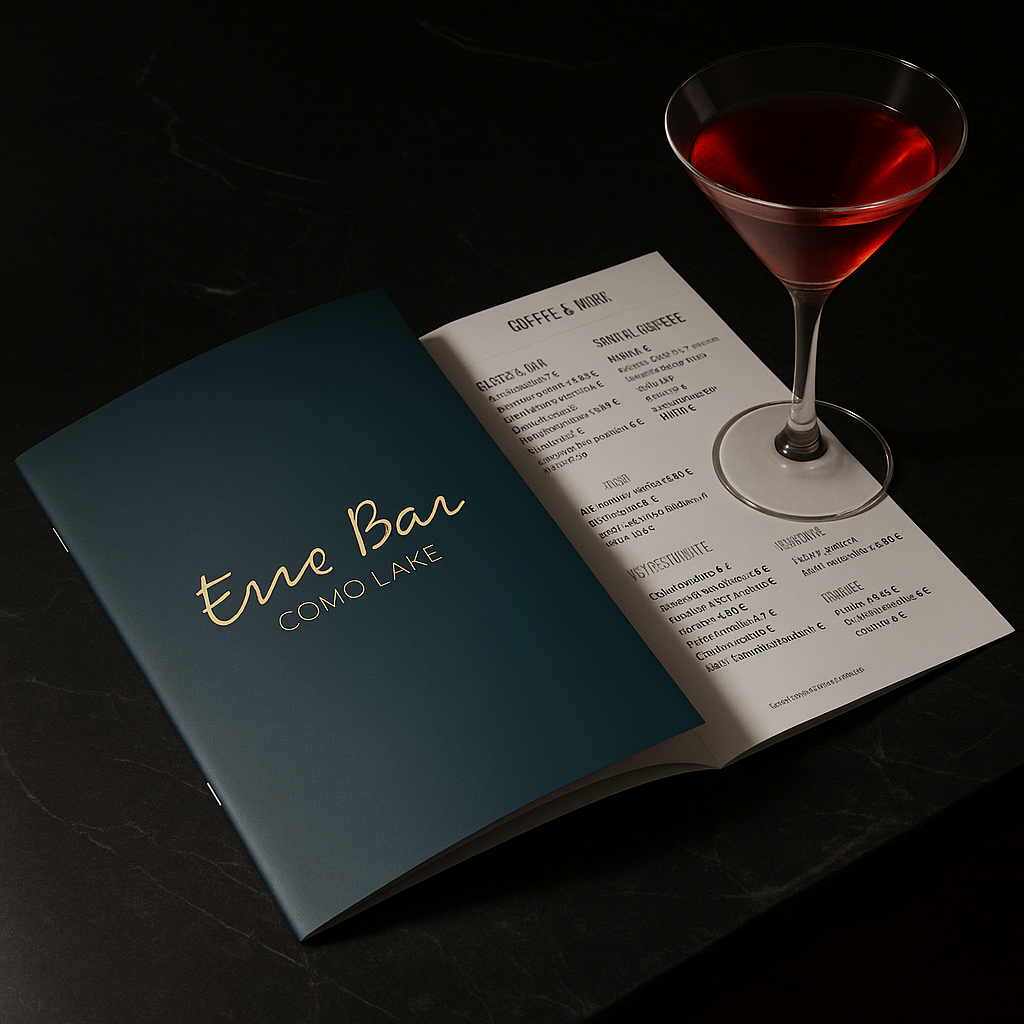 Menu ERRE Bar Como