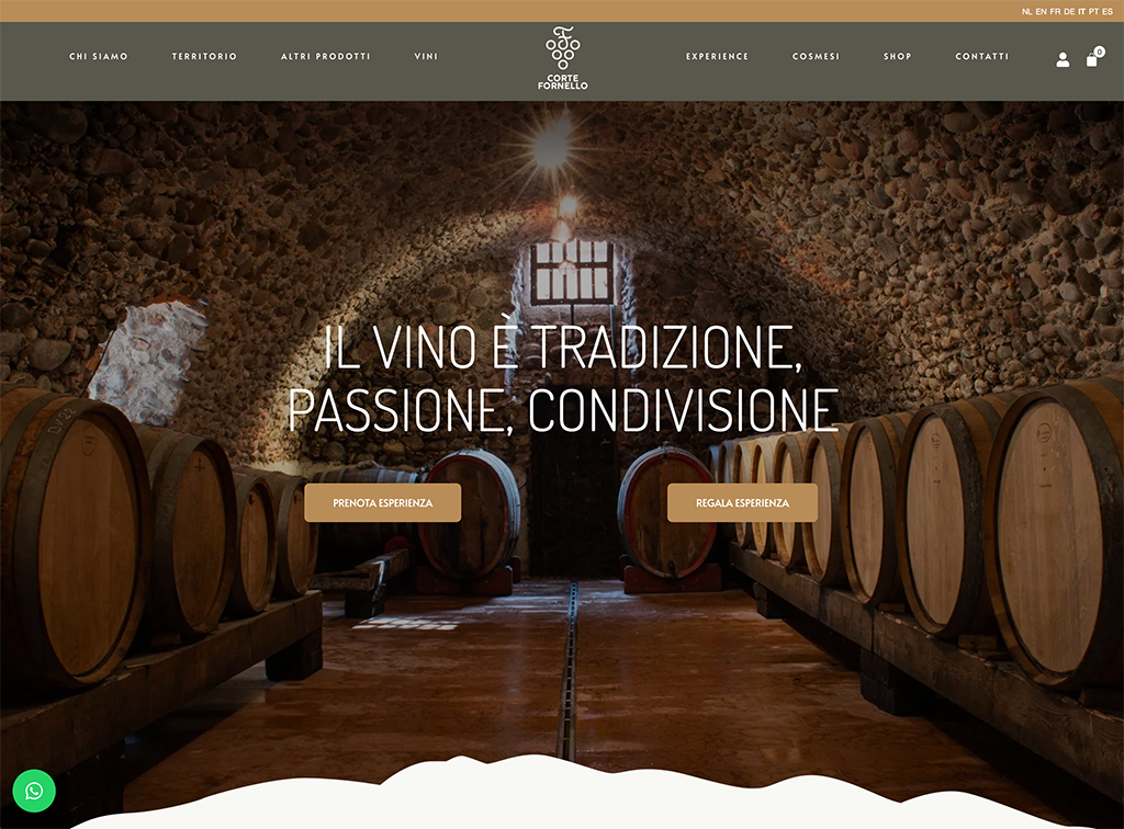 Sito Web Corte Fornello