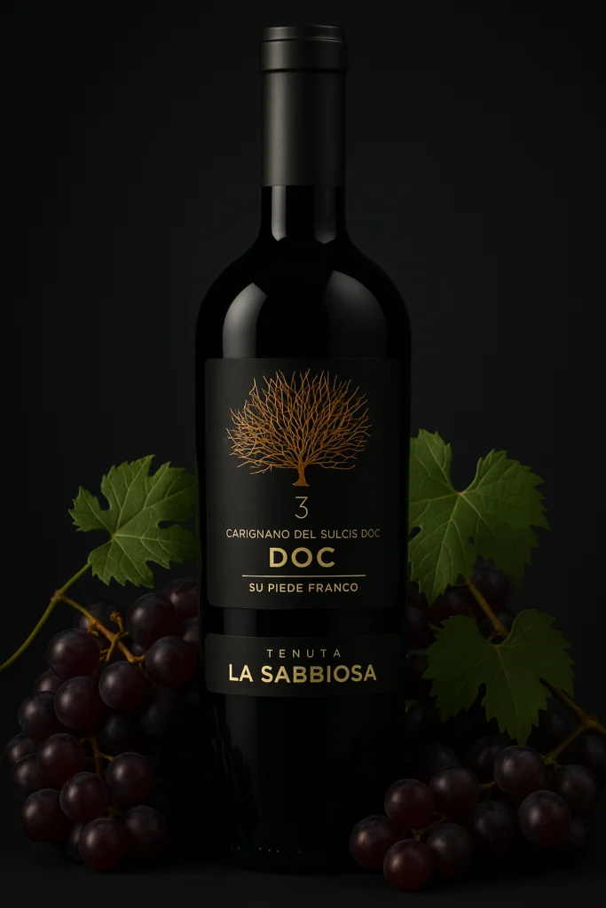 Etichetta vini La Sabbiosa